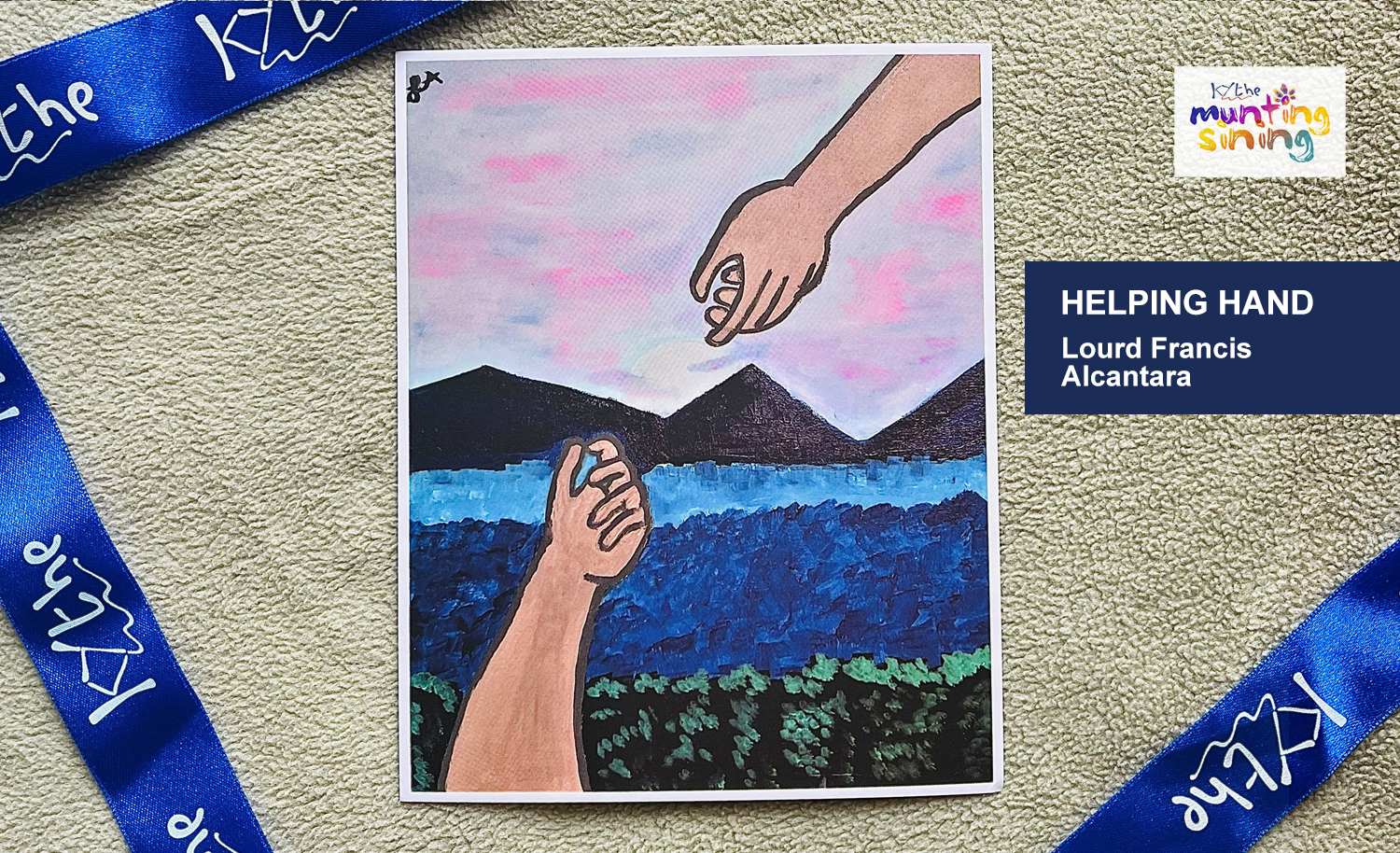 Munting Sining Postcard: Helping Hand