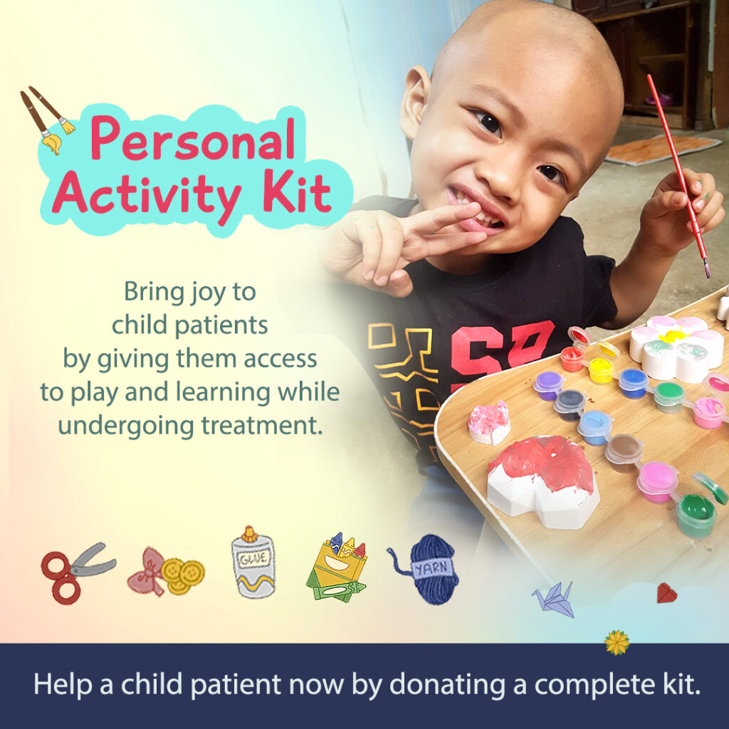 Donate Personal Activity Kits - Kythe Foundation Inc